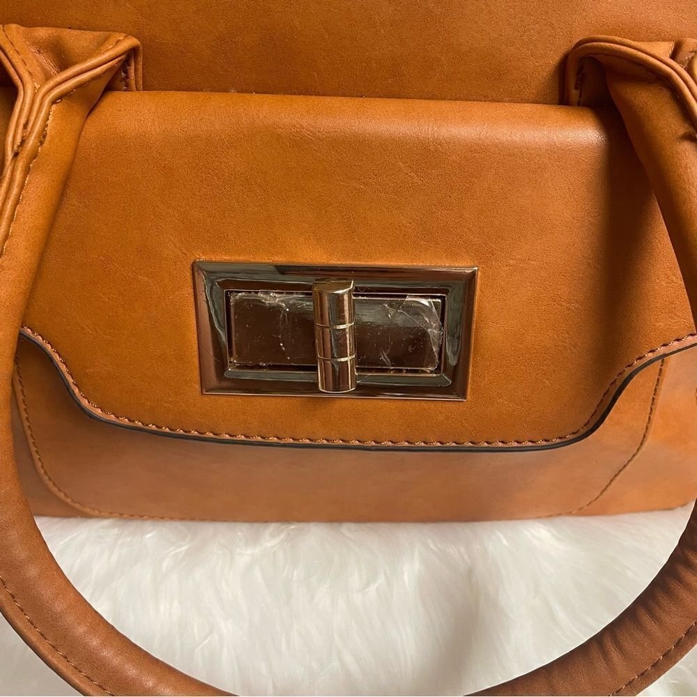Womens Purse Unknown Brand, Pumpkin Brown Color NWOT - Picture 2 of 8